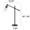 Lalia Home Vertically Adjustable Desk Lamp, Black LHD-2001-BK
